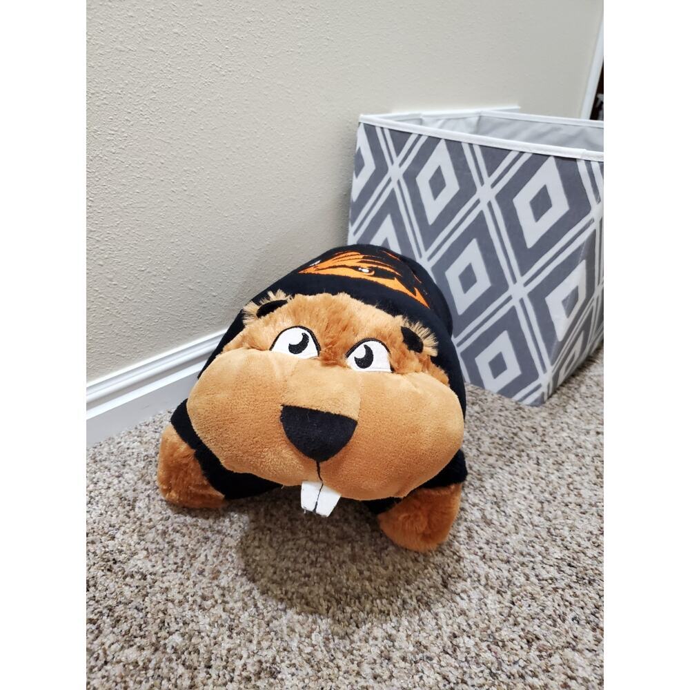 My Pillow Pets Oregon State Beavers Plush Pillow NCAA Mascot Stuffed Animal - Picture 7 of 8